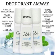 G&H DEODORANT AMWAY 100ML
