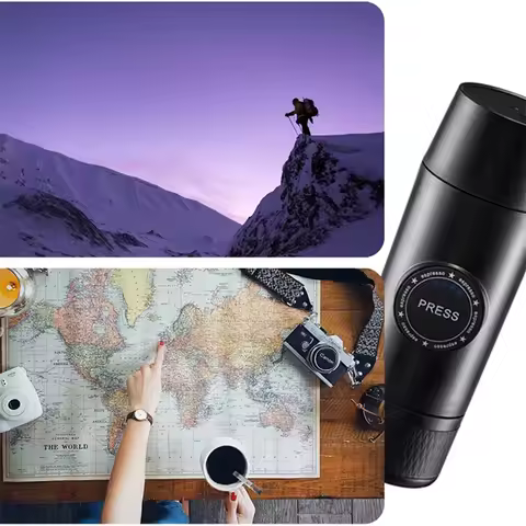 Portable Nespresso coffe maker Espresso Rechargeable Coffee Machine Outdoor Travebuilt-In Battery Ex