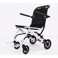 Wheelchair for The Elderly, Folding Wheelchair Trolley, Lightweight, Small, Elderly, Disabled, Traveling, Portable, Traveling