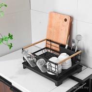 Multifunctional Dish Drain Rack Dish Storage Dish Rack Iron Household Drain Rack Drain Rack Rack Kit