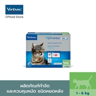 EFFIPRO DUO Spot-on Solution for cats ยาหยอดแมว ยาหยอดหมัดแมว เห็บ หมัด แมว สำหรับแมว บรรจุ 4 หลอด (