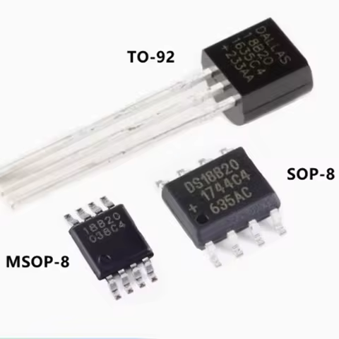 Good quality DS18B20+ TO-92 DS18B20Z+T&R SOP8 DS18B20U MSOP8 Programmable digital temperature sensor