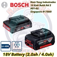 Bosch GBA 18V Battery (2.0Ah / 4.0Ah)