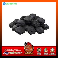 Arang Briket Brongkol Bulat Batubara Batok Kelapa BBQ Barbekyu Sisha