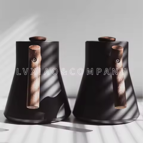 Fellow Temperature Control Pot Wooden Accessories Alternative Handle and Lid Barista Tool Coffee Acc