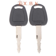 Glowingbubbles 2 Pcs F900 Ignition Start Switch Door Lock Key For Doosan Daewoo DX80 Excavator GBS