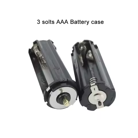 10pcs Black Battery Holder for 3 x 1.5V AAA Batteries Flashlight Torch 3 solt port x AAA Battery Sto