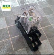 Relay LY2N 24VDC + socket 8 pin / Relay LY2N 24VDC