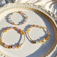 女巫的魔法陣//馬粉晶 紫晶 海藍寶 葡萄石 黃水晶 天然石 水晶