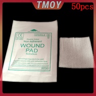 TMOY 50 pcs gauze pad first aid waterproof wound dressing sterile medical gauze pad TMOY