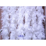 DIY Accessories Turkey Feather Scarf Feather Scarf Feather Strip Performance Costume Accessories Sta