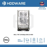 DELL 1TB 7.2K SAS 2.5 HDD // 9W5WV // ST91000640SS // 9RZ268-150