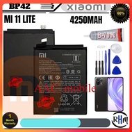 แบตเตอรี่ แท้ Xiaomi MI 11 LITE Battery Model: BP42 Original Quality Li-Polymer Battery Free Tools G