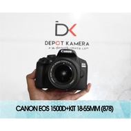 SECOND - KAMERA CANON EOS 1500D PLUS KIT 18-55MM KODE 878 TERMURAH