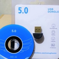 Sku-1291 BLUETOOTH 5.0 USB DONGLE ADAPTER Version 5.0 CSR Bknee