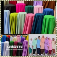 KAIN KOSHIBO KAIN BAJU SEKOLAH BIDANG 45' READY STOCK