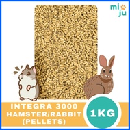 ∆ ◆ Integra 3000 Pellets 1kg Repacked - For Hamsters / Rabbits / Chickens