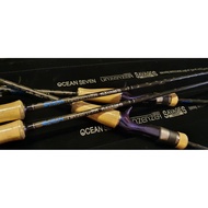 ⚡โปรโมชั่นสุดคุ้ม⚡  Ocean Seven อัลตราไลท์ Ultralight แบลงค์ X-CROSS ปลายโซริด(SOLID TIP) OCEAN SEVE