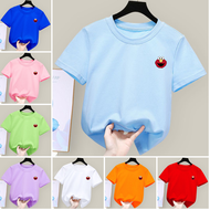 Kids Blouse Simple Round Neck T Shirt Cartoon Unisex Kids Tshirts Baju Budak Perempuan 10 Tahun Child Clothes Girl
