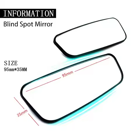 2PCS Car Side Mirrors Blind Zone Mirrors 60 Degree Wide Angle Additional Spherical Dead Zone Mirrors
