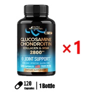 Glucosamine Chondroitin MSM Collagen | FSA HSA Eligible | Joint Support Supplement 2800 mg | Made in