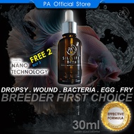 PA Sil-Life Betta 30ml Fish Ikan Laga shrimp aquarium colloidal nano silver bacteria luka dropsy vel