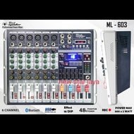 mixer power audio black spider ML 603.6hc bluetooth