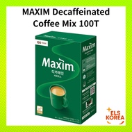 MAXIM Decaffeinated Coffee Mix 100T Korean Instant Coffee