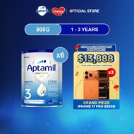[Bundle of 6] Aptamil Profutura KID Cesarbiotik Growing Up Milk Stage 3 (800g) (c-section toddlers)