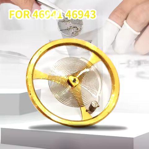 Watch Movement Balance Wheel Full Swing Wheel Replacement Part Alloy for Orient 46941 46943 Watch Mo