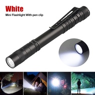 Mini UV Flashlight Super bright torch light 395NM UV light led Penlight purple light White/Red Light