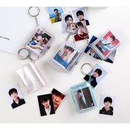 Transparent 2inch Mini Photo Album Keychain - Photo Printing Included on Demand