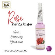 L & K Florida Water Rose Cologne Promote Love, Harmony, Peace and Good Luck
