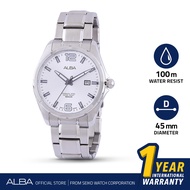 Stainless Men's Watch Silver Alba AS9D65 Quartz Analog AS9D65X1 Original