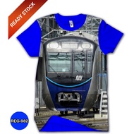 MRT Train T-shirt 3D Train Children's Clothes REG-982