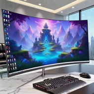 Boundless Desktop 4k Computer Monitor 2K LCD Screen 165hz27 Inch 144hz Monitor 32 HD Curved Surface