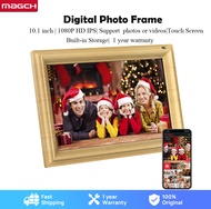 MAGCH 10.1 Inch Digital photo frame Video frame built-in memory frame ,1280x800 IPS HD Touch Screen,Auto-Rotate,Digital Picture Frame, Send Photos or Videos via Frame App from Anywhere