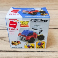 Mainan Lego Brick / Mini Brick / Qman Mini Brick 3 in 1 / 2102 1-5