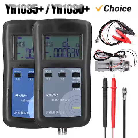 YR1035+/YR1030+ Lithium Battery Internal Resistance Test Instrument True 4-Wire 100V Electric Vehicl