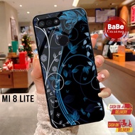 Case MI 8 LITE Bunga MI 8 LITE Casing Terbaru Hardcase Softcase Glossy