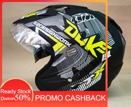 COD - Gratis Ongkir Bisa Bayar ditempat Free Packing Bubble - Helmet Double Visor Dua Kaca Helem KTM