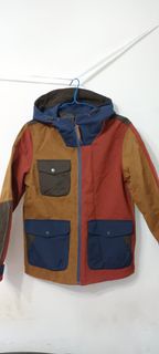 Samuel & Kevin 拼色連帽外套 XL