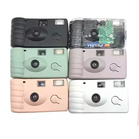 27EXP Flash Disposable Camera Wedding Party C41 Vintage Retro 27 Photos Disposable Camera for Kids G