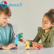 GLENES 5pcs/set Numberblocks Action Figure, PVC 1-5 Number Number Game Toy Bricks, Cute Small Square