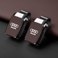 Audi Car Sun Visor Mount Glasses Clip Car Sunglasses Holder Eyeglasses Clip for A1 A4 A3 A5 A6 A7 A8