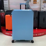 Stacypolo 29吋行李箱PC+ABS時尚大方 輕量耐磨 防刮紋路 杯架 煞車輪 最新到貨 藍色 $2480
