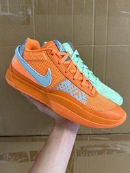 【香港包驗】莫蘭特一代 鴛鴦綠橙 Ja 1 EP 低幫籃球鞋 全尺碼可選