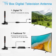 Digital Antenna Detachable Magnetic Base Easy to Install HD-compatible Sensitive High-Resolution Wide Range Reception ABS Indoor Outdoor Digital TV Antenna Home Supply