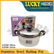 A418 UNIBEST STAINLESS STEEL BOILING POT (20cm - 24cm)