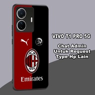 Glossy glitter Softcase for type VIVO T1 PRO 5G football motifhp Vivo T1 Pro 5G case can also be use